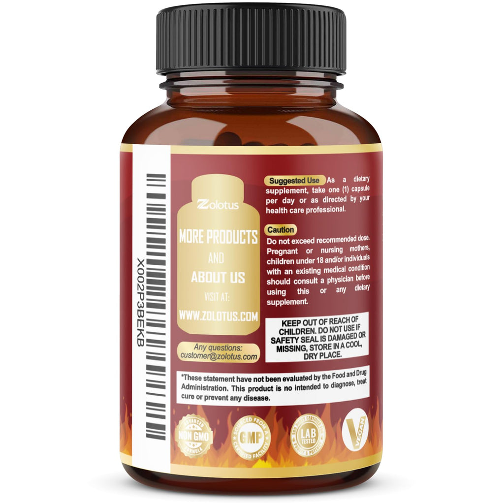 Zolotus Tribulus Terrestris Herbal Supplement - 90 Capsules - image 3