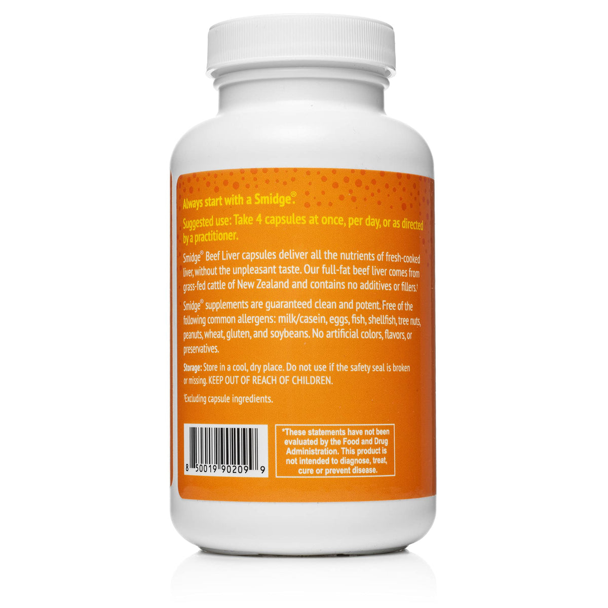 Smidge Beef Liver Capsules - 120 Capsules - image 2
