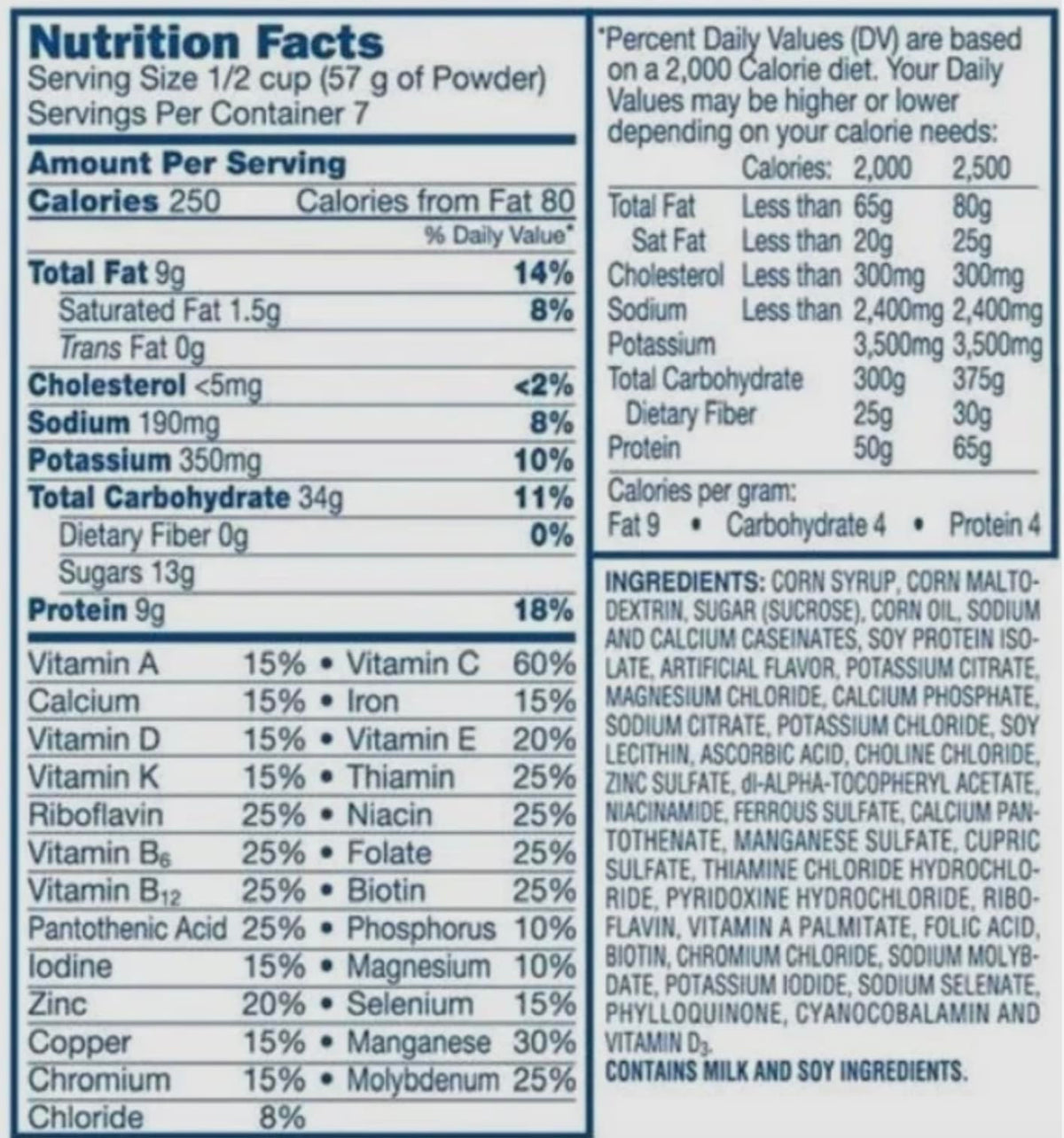 Abbott Ensure Original Vanilla Complete Balanced Nutrition Powder - 6 x 14 oz - image 2