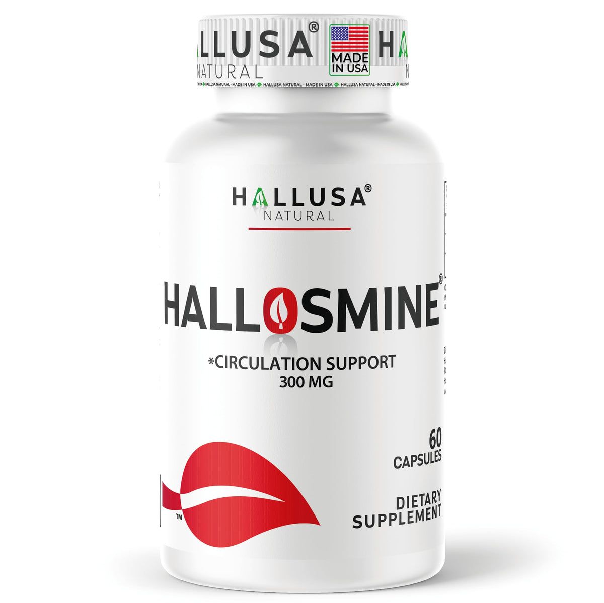 Hallusa Natural Diosmin Circulation Support - 60 Capsules