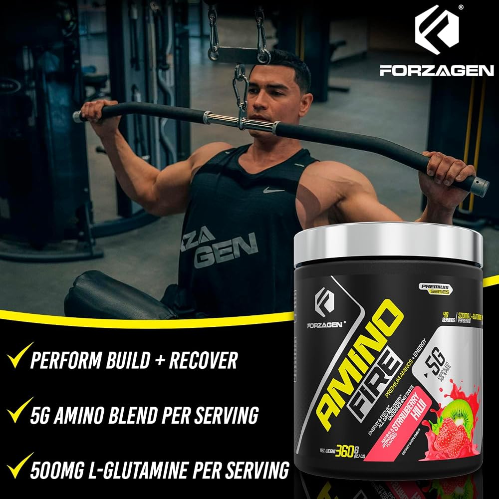 Forzagen Amino Fire BCAA Energy Powder Pre-Workout - 40 Servings - image 7