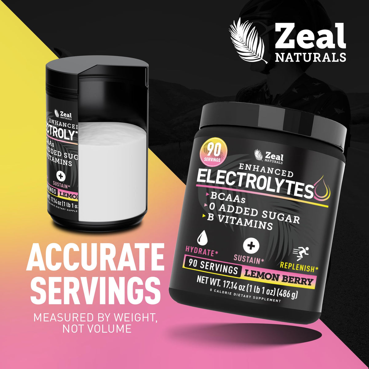 Zeal Naturals Electrolyte Powder - 90 Servings