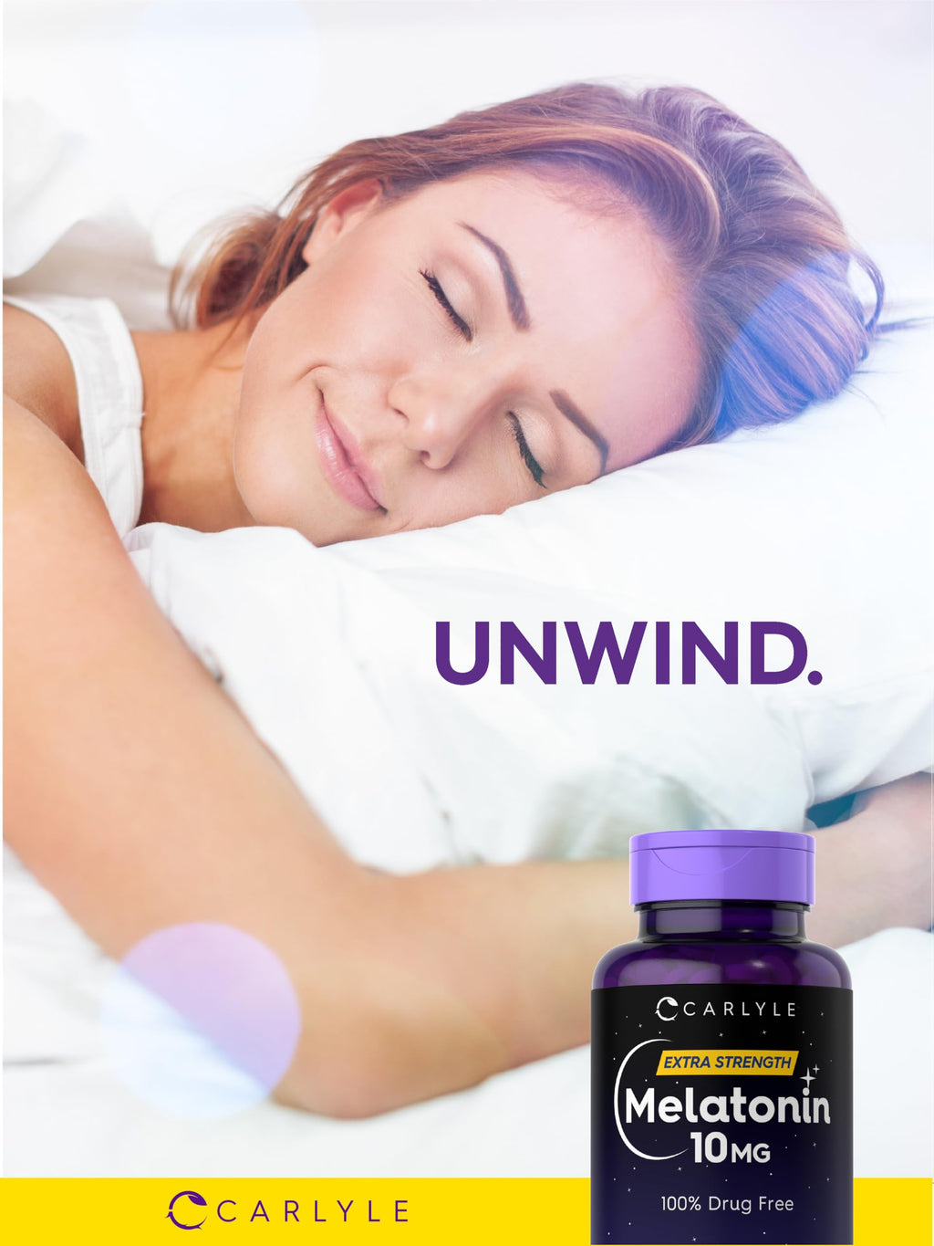 Carlyle Melatonin 10mg with L-Theanine - 270 Tablets - image 6