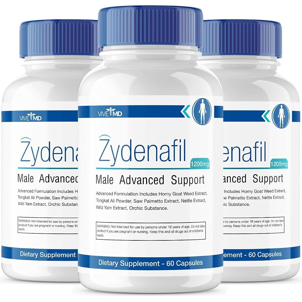 VIVE MD Zydenafil 1200mg Advanced Formula - 180 Capsules