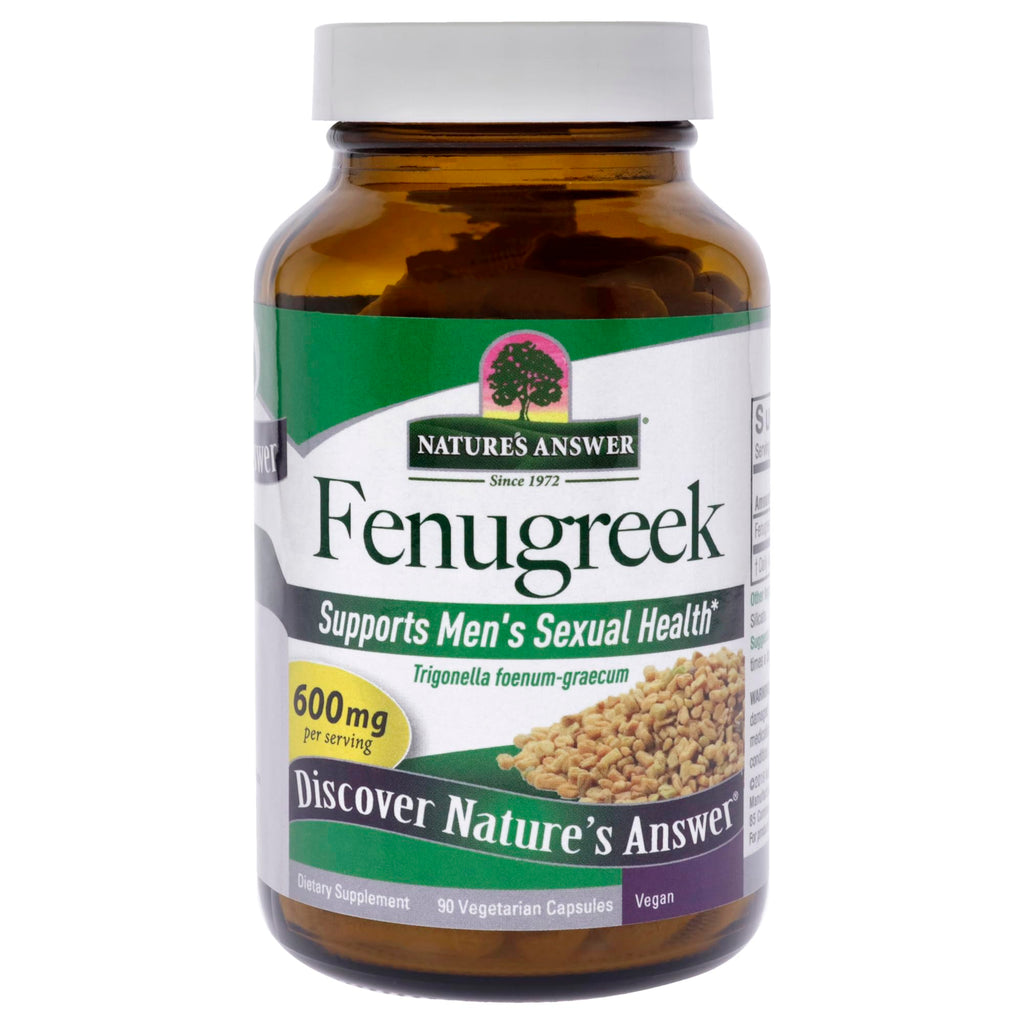 Nature's Answer Fenugreek Seed Supplement - 90 Capsules - image 2