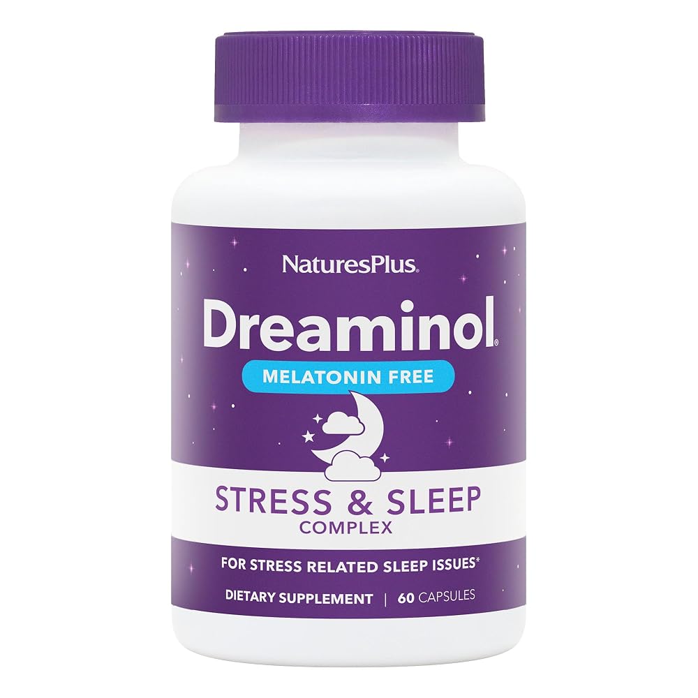NaturesPlus DREAMINOL Stress & Sleep Complex - 60 Tablets