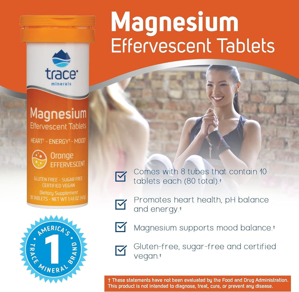 Trace Minerals Magnesium Effervescent - Bone & Circulatory Health