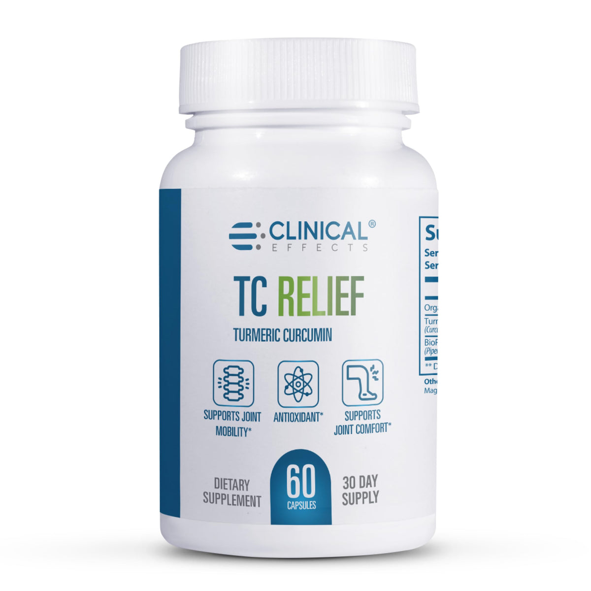 Clinical Effects TC Relief - Turmeric Curcumin with Bioperine Black