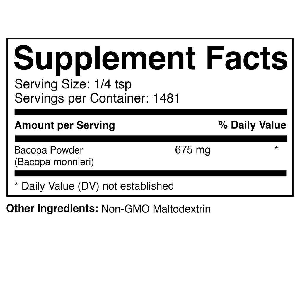 Prescribed For Life Bacopa Powder 4:1