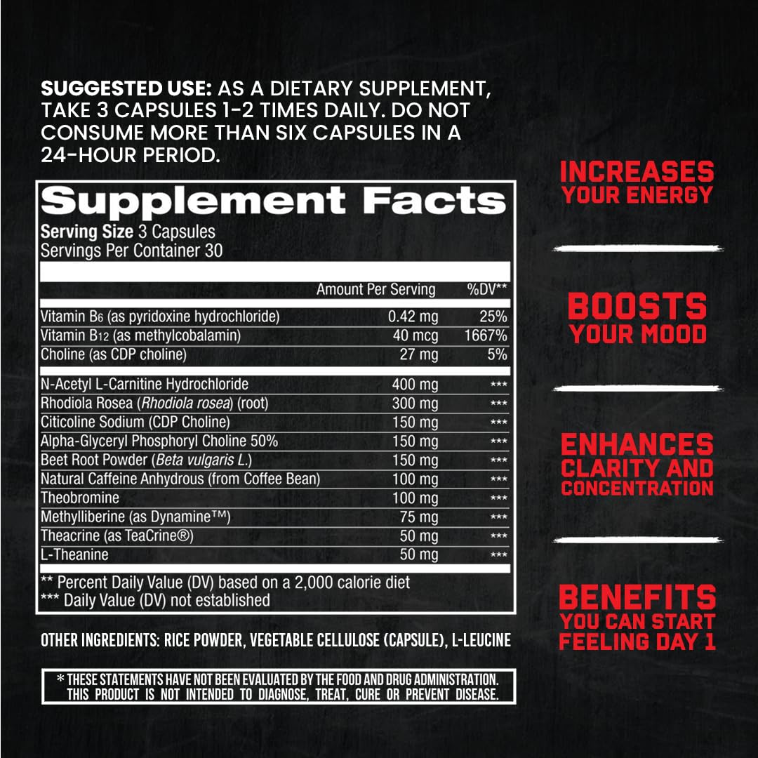 Jocko Fuel Brain Power Nootropic L-Theanine - 90 Capsules - image 10