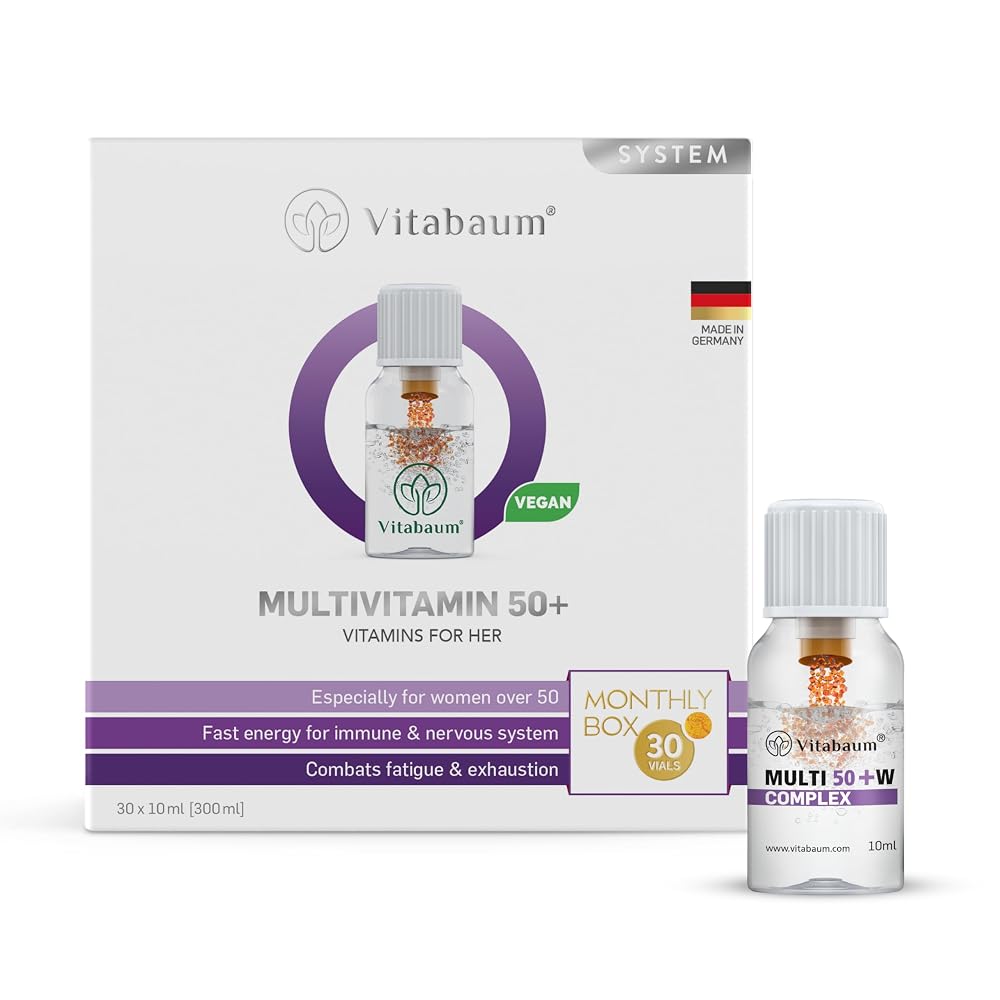 Vitabaum Multivitamin 50+ for Her Liquid Supplement - 30 Vials