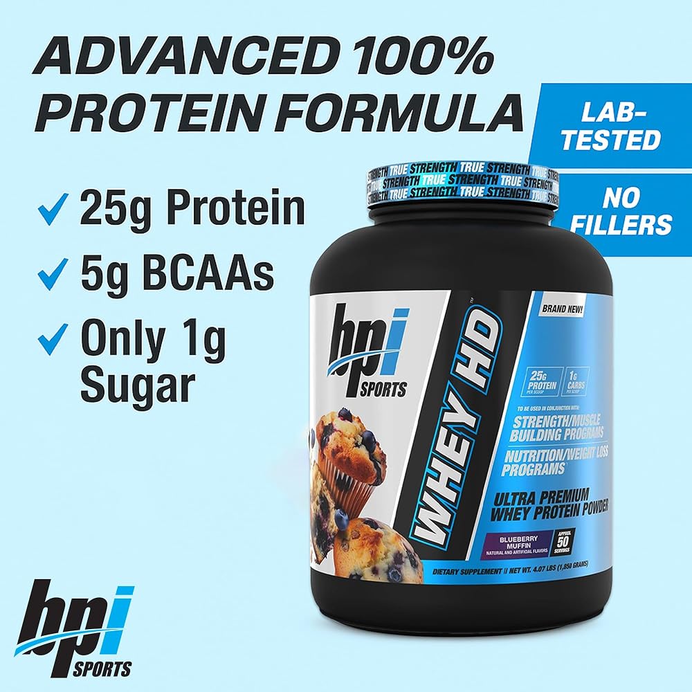 BPI Sports Whey Hd Ultra Premium Protein Powder