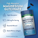 Nature's Truth Magnesium Glycinate 250mg - 60 Softgels - image 5
