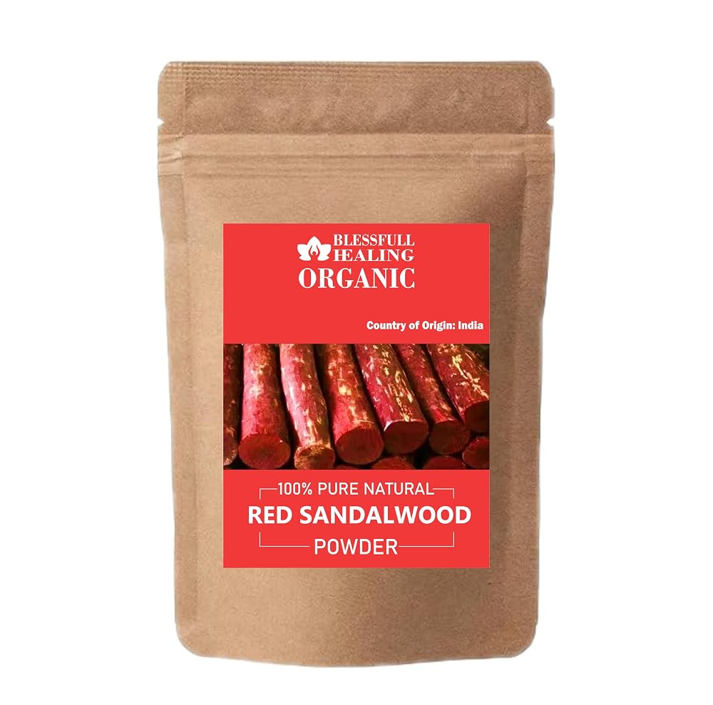 Blessfull Healing Organic Red Sandalwood Powder - 100g