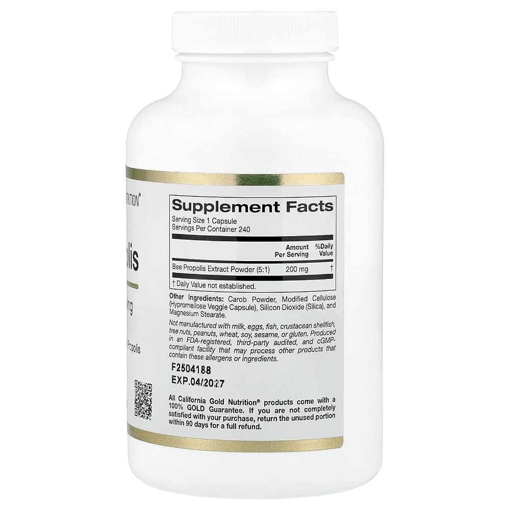 Lake Avenue Bee Propolis 1000 mg - 240 Vegetarian Capsules - image 2