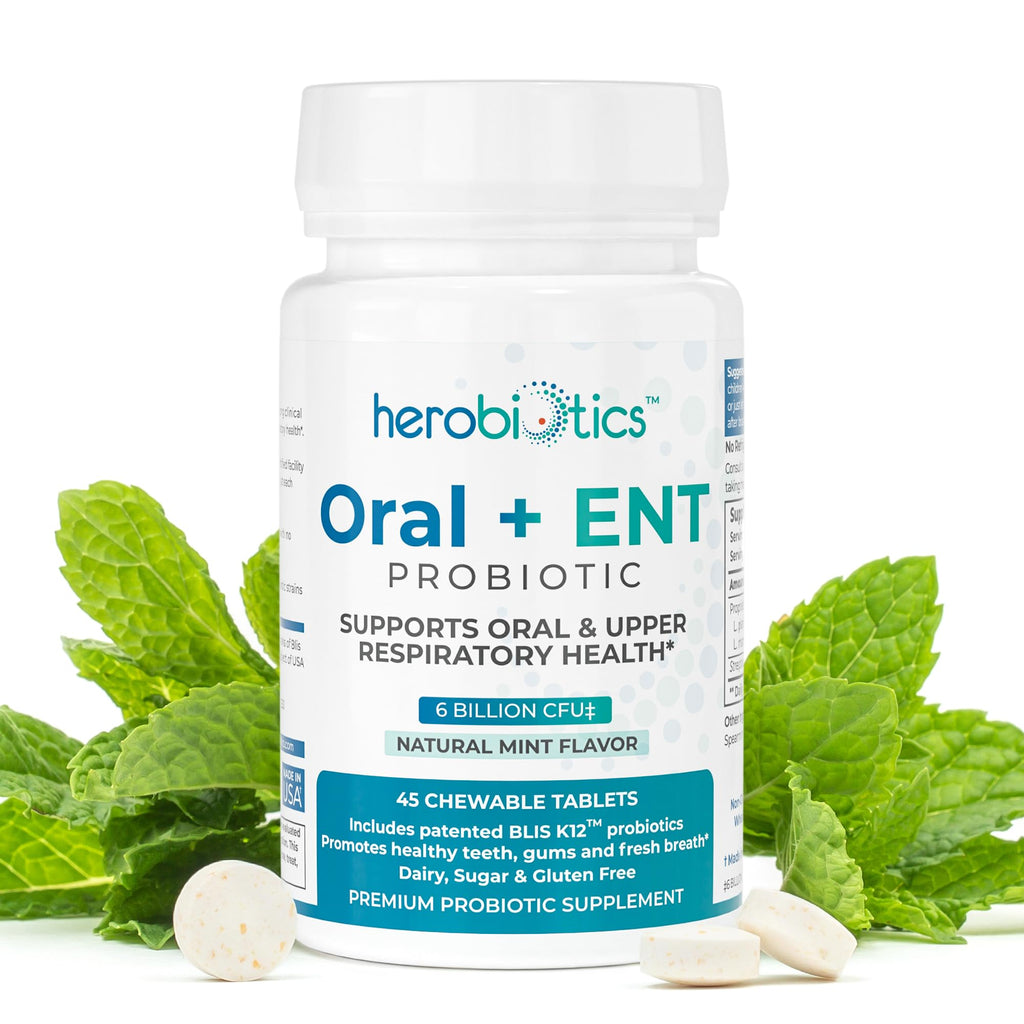 Herobiotics Oral Probiotics 6 Billion CFU - 45 Chewable Tablets - image 8