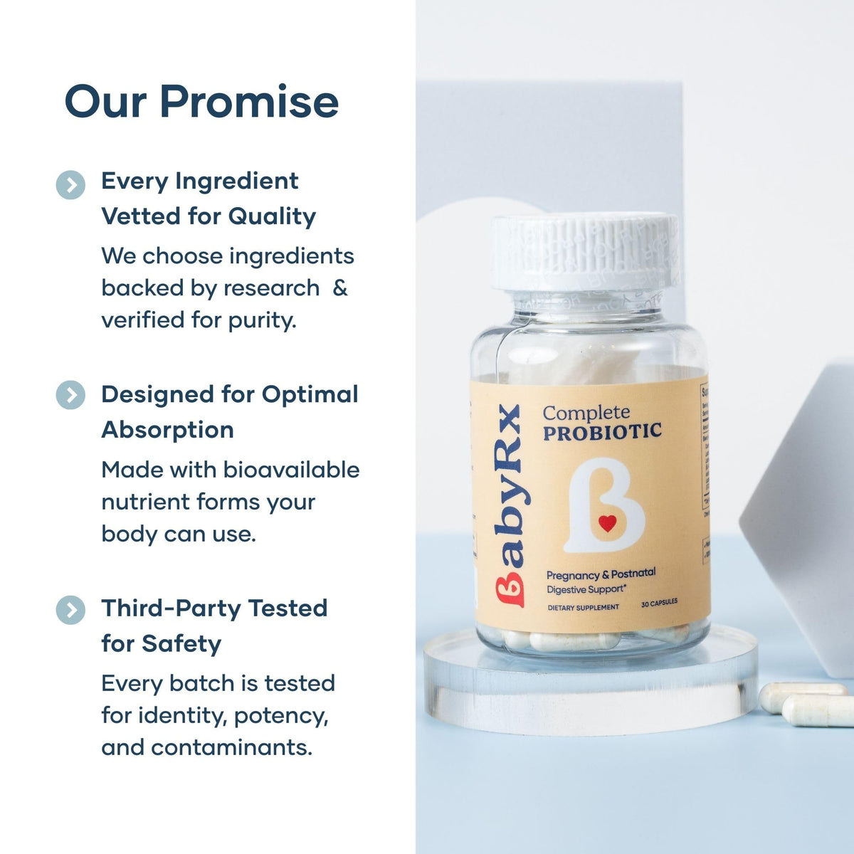 BabyRx Complete Probiotic 25 Billion CFUs - 30 Capsules - image 5