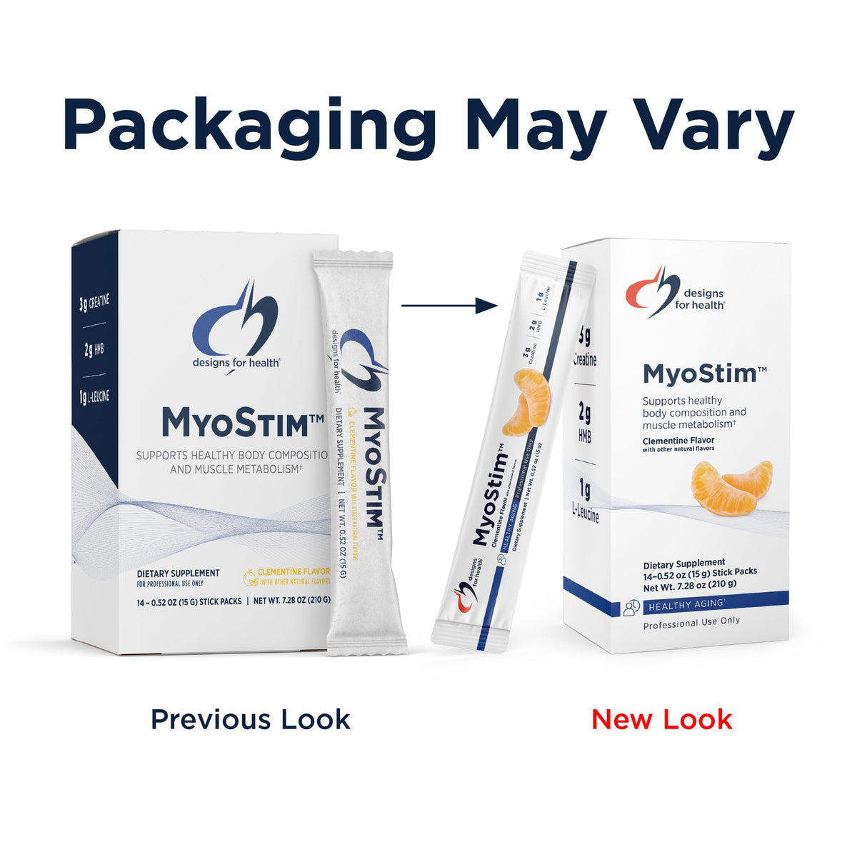 Designs for Health MyoStim HMB & Collagen Peptides Powder - 14 Stick Packs - image 5
