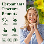 HERBAMAMA USDA Organic Mullein Drops for Lungs - 4 oz - image 6