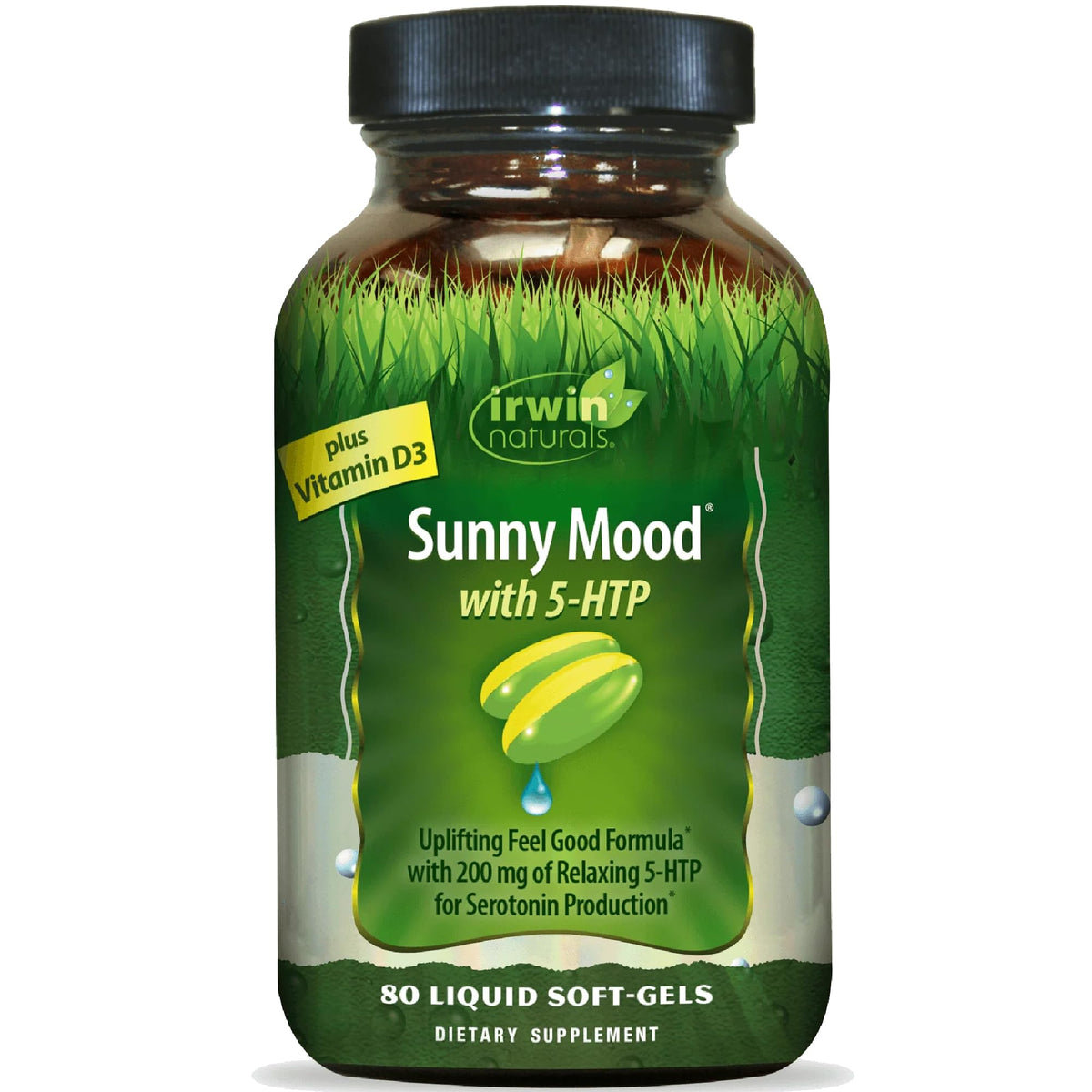 Irwin Naturals Sunny Mood with 5-HTP - 80 Softgels