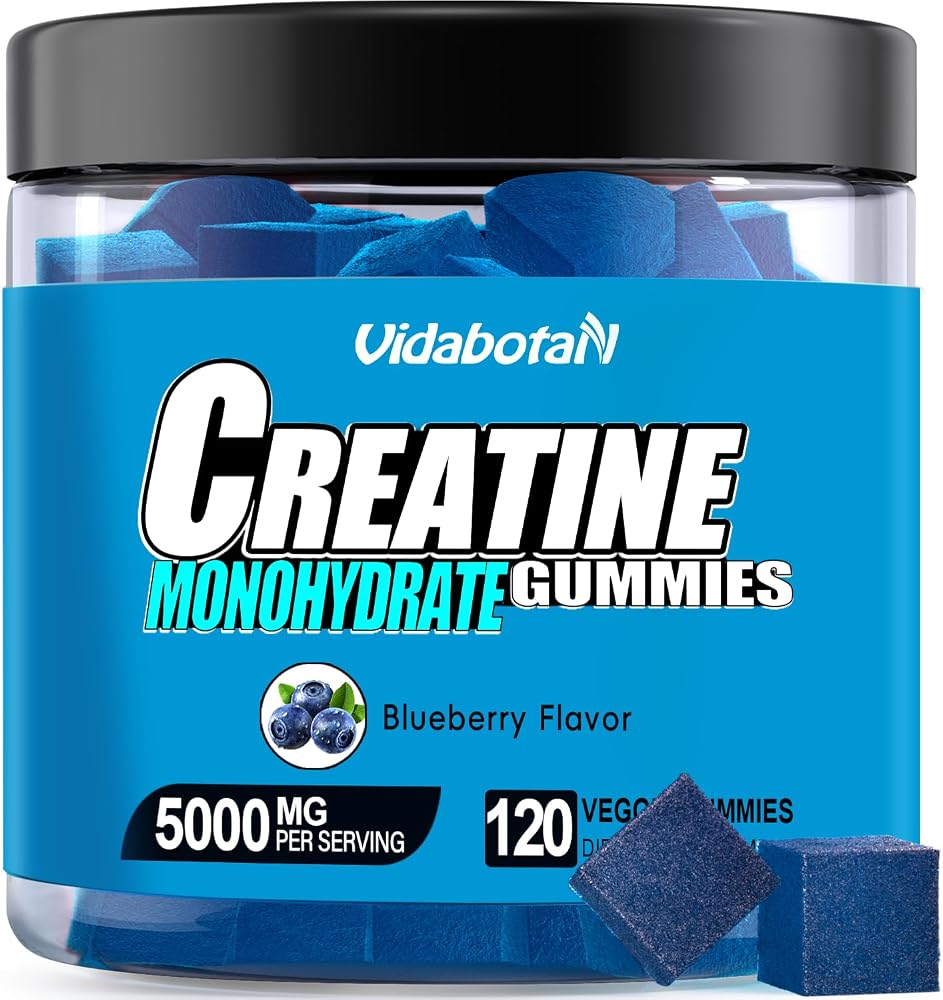 WLRAPSKY Creatine Monohydrate Gummies for Strength - 120 Count