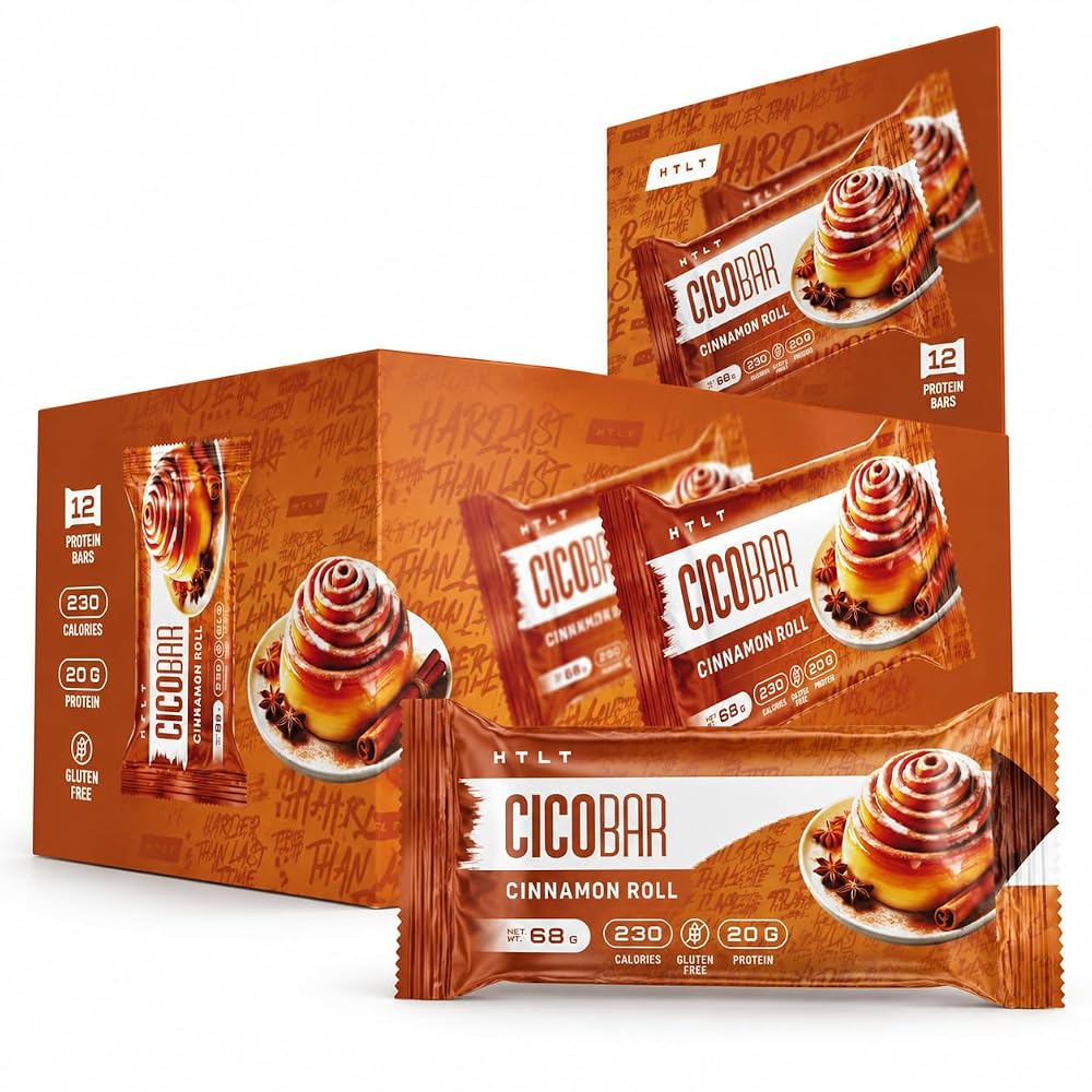HTLT Supps CICO Protein Bar Cinnamon Roll - 12 Pack