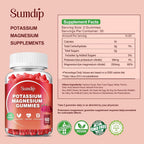 SumDIP Magnesium Potassium Gummies Raspberry - 120 Count - image 3