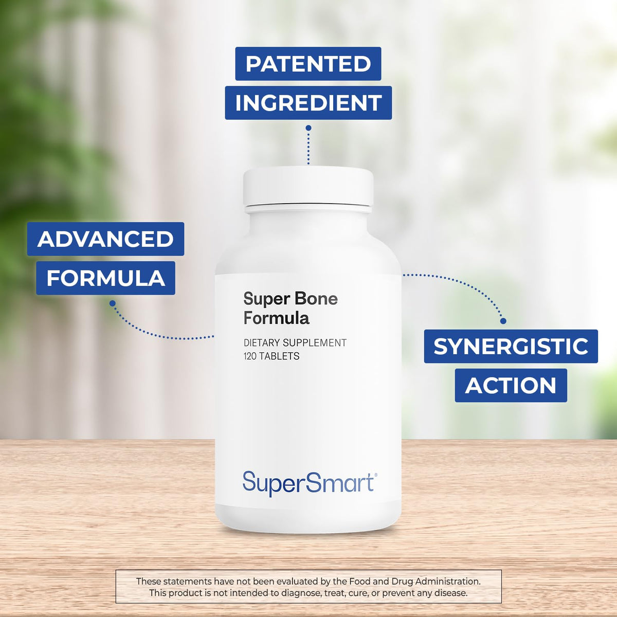 Supersmart Super Bone Formula with Calcium & Vitamin D3 - 120 Tablets - image 3