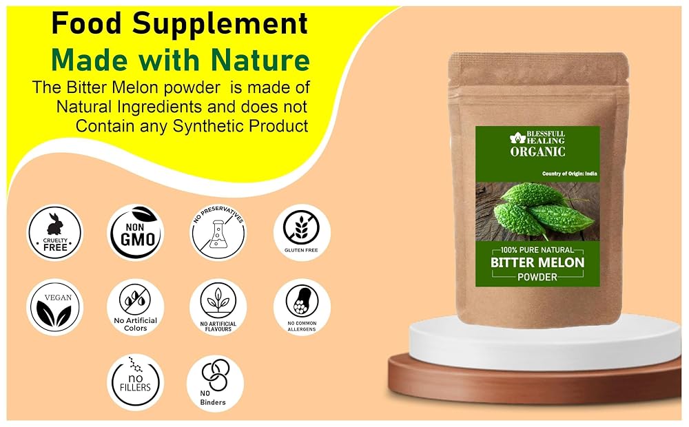 Blessfull Healing Organic Bitter Melon Powder - 300g - image 4