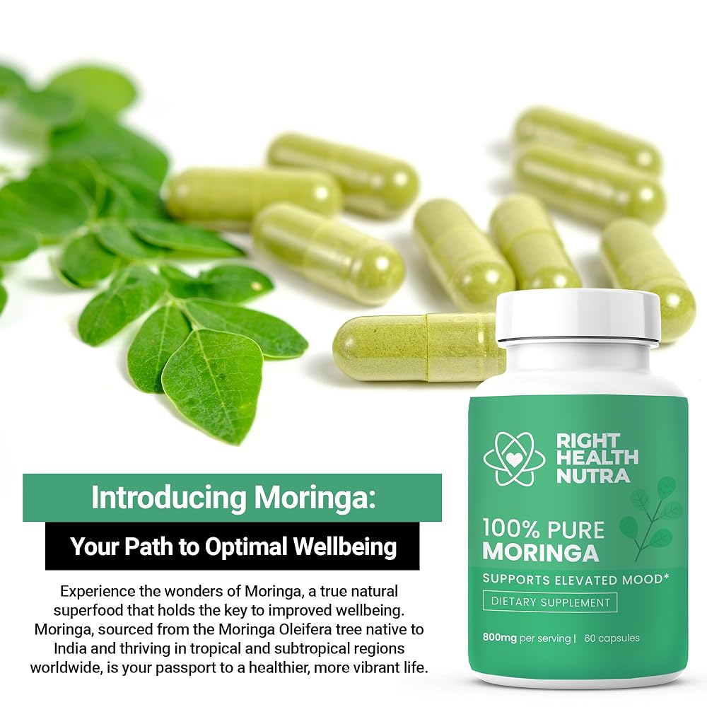 Right Health Nutra Moringa 800mg Capsules - 60 Capsules - image 2