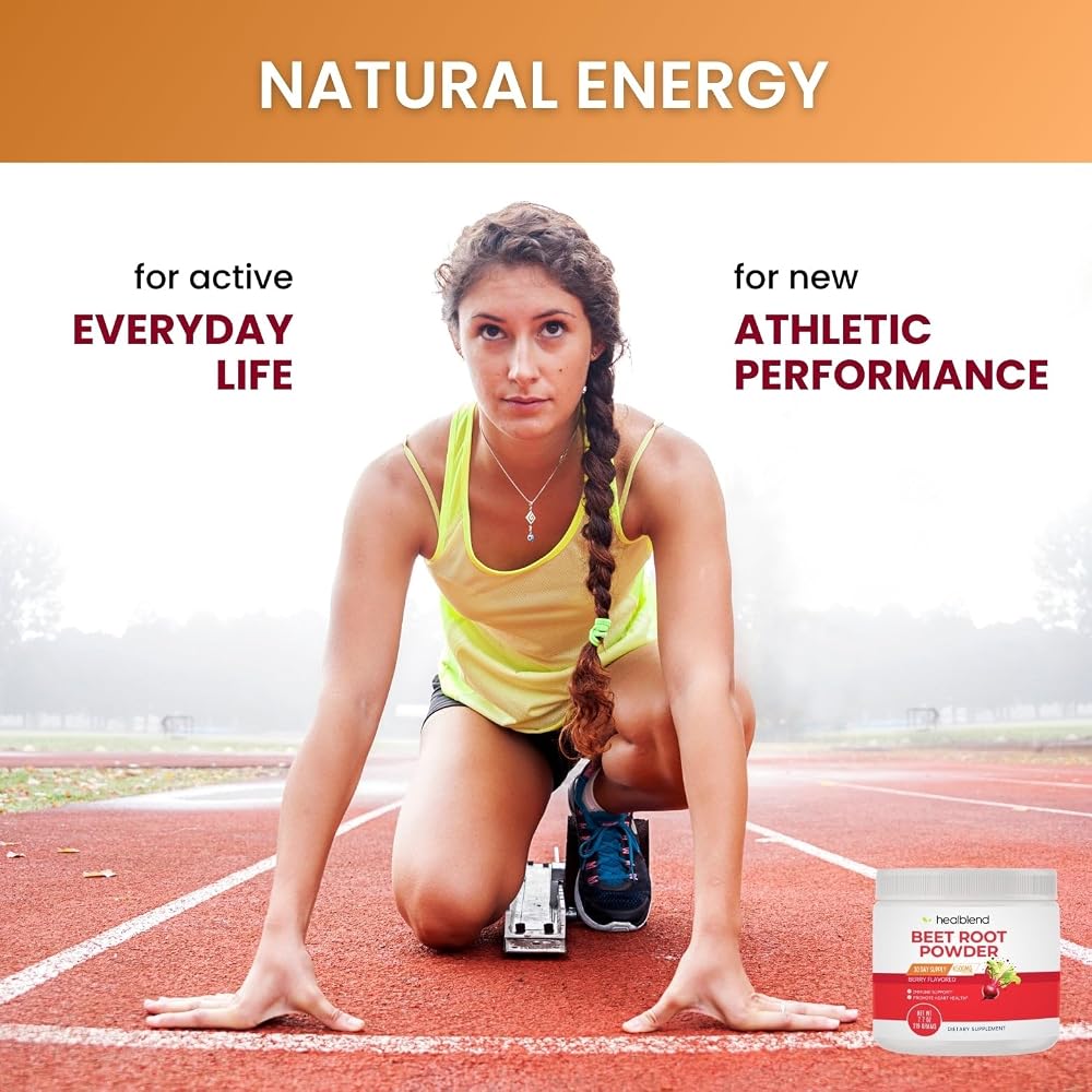 healblend Organic Beet Root Powder - Nitric Oxide Beets