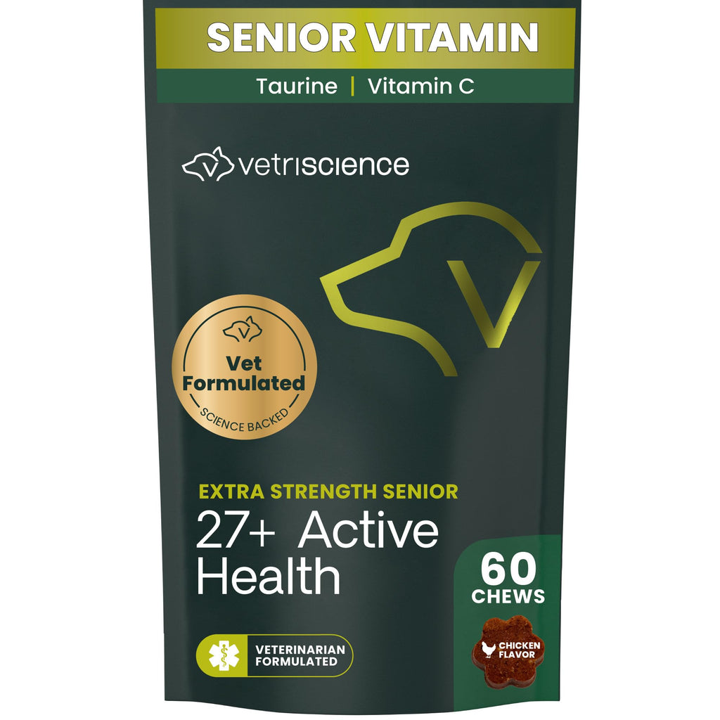 VetriScience Extra Strength Senior 27+ Multivitamin for Dogs - 60 Chews