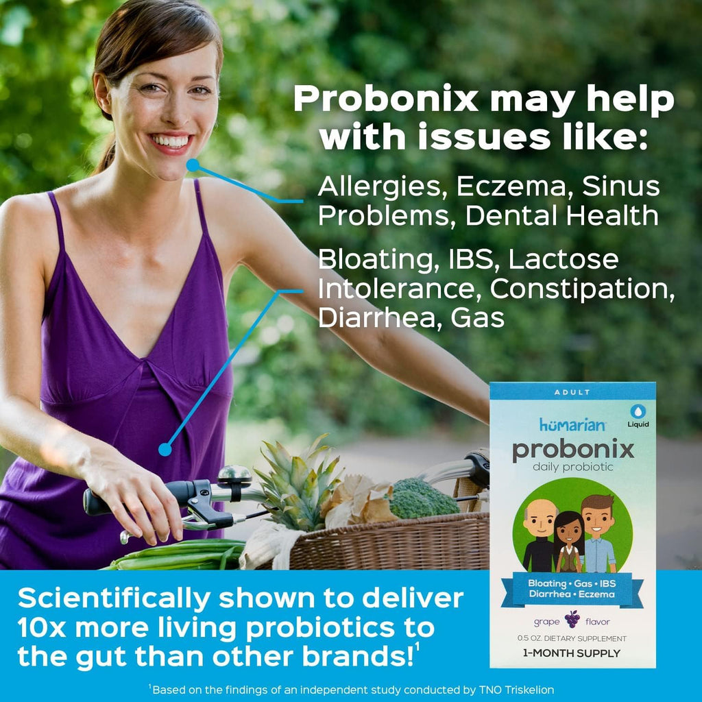 Probonix Humarian Liquid Probiotics - 12-Strain Daily Probiotic Drops