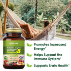 oppuland Vitamin B Complex Supplement - 60 Vegetarian Capsules - image 2
