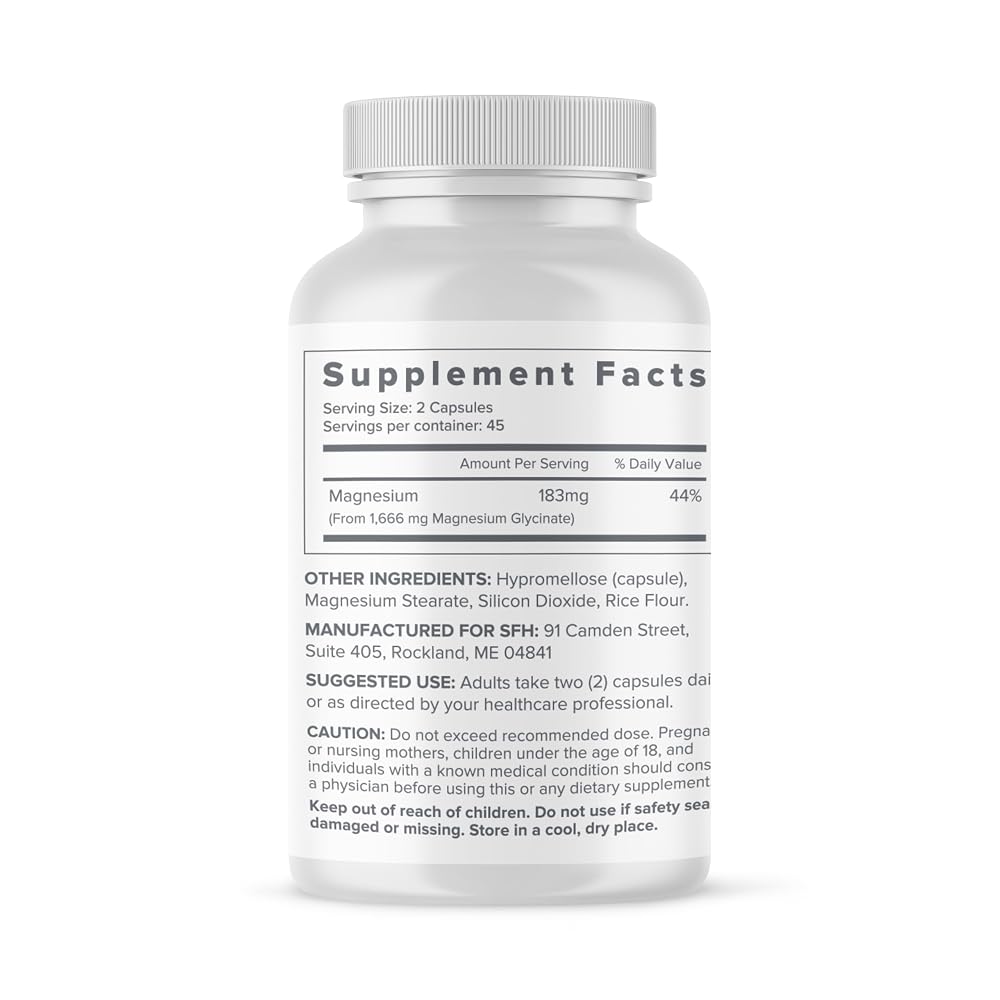 SFH Magnesium Glycinate 183mg Sleep Support - 90 Capsules - image 2