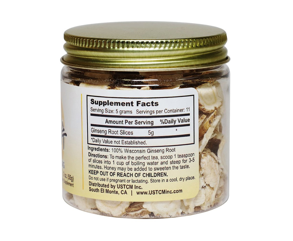 USTCM Wisconsin American Ginseng Slices - 2 oz - image 2