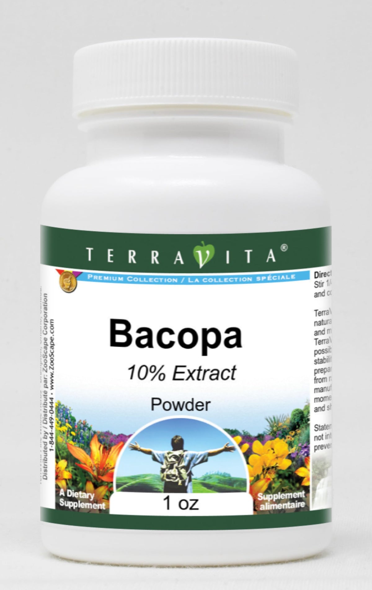Terravita Bacopa 10% Powder - 1 oz