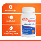 Rugby Ultra Strength Simethicone Gas Relief 180 mg - 60 Softgels - image 5