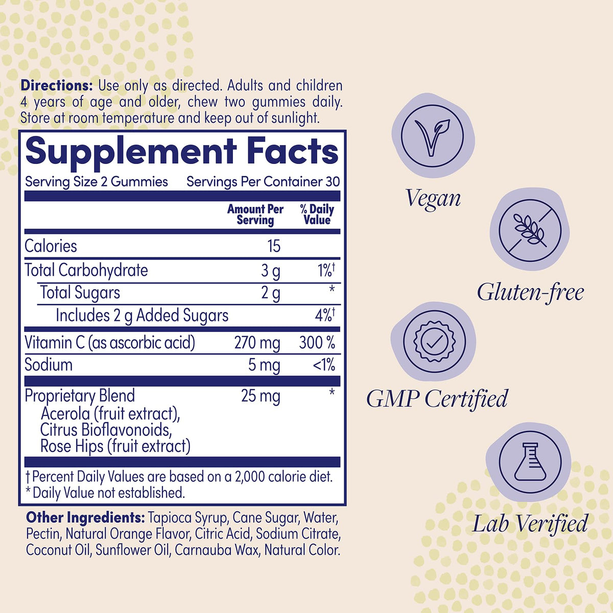 ZAND Immunity Vitamin C Gummies