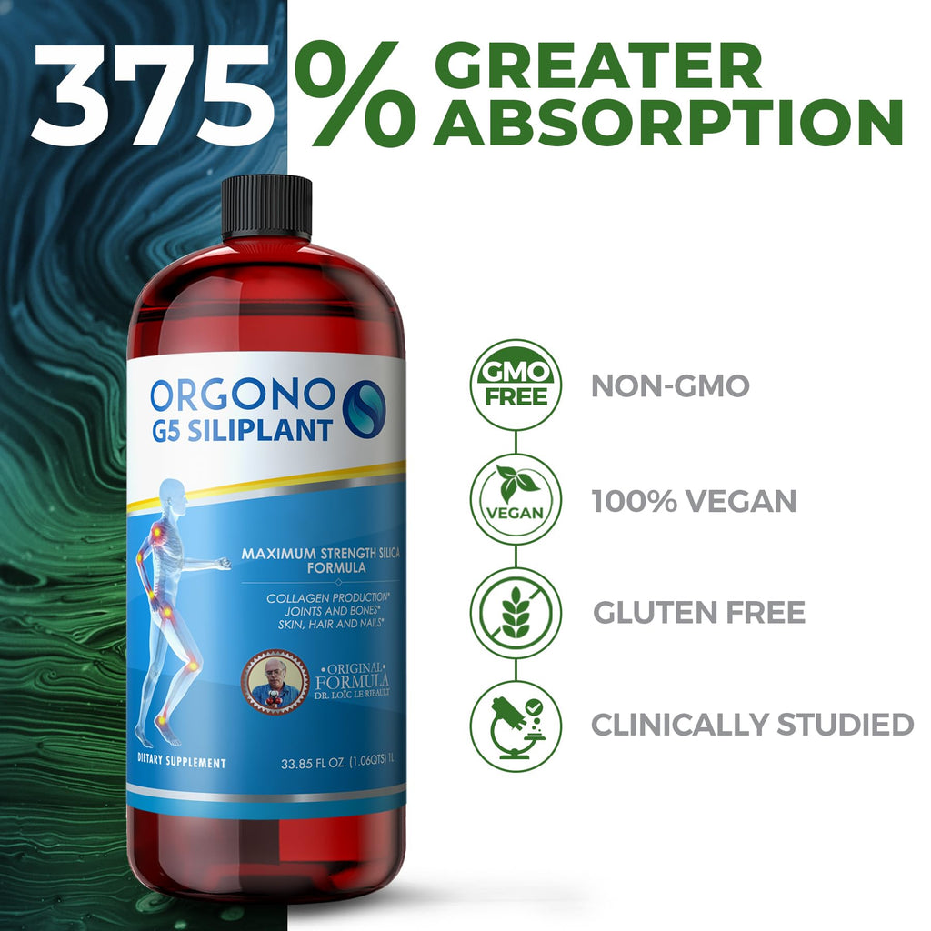 Living Silica ORGONO Silicon Supplement for Collagen - 66 Servings - image 5
