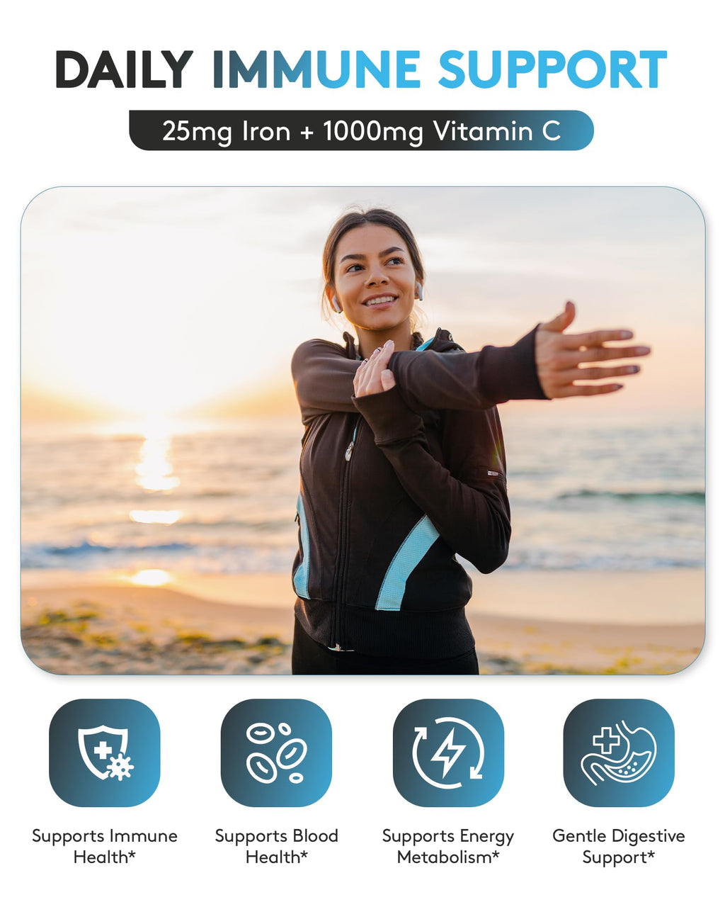 Extravagant Value Iron & Vitamin C Supplement - 150 Tablets - image 3