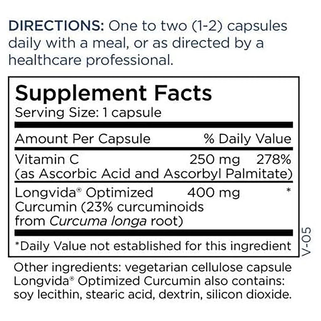 Metabolic Maintenance Curcumin + C Longvida 400 mg - 60 Capsules - image 7