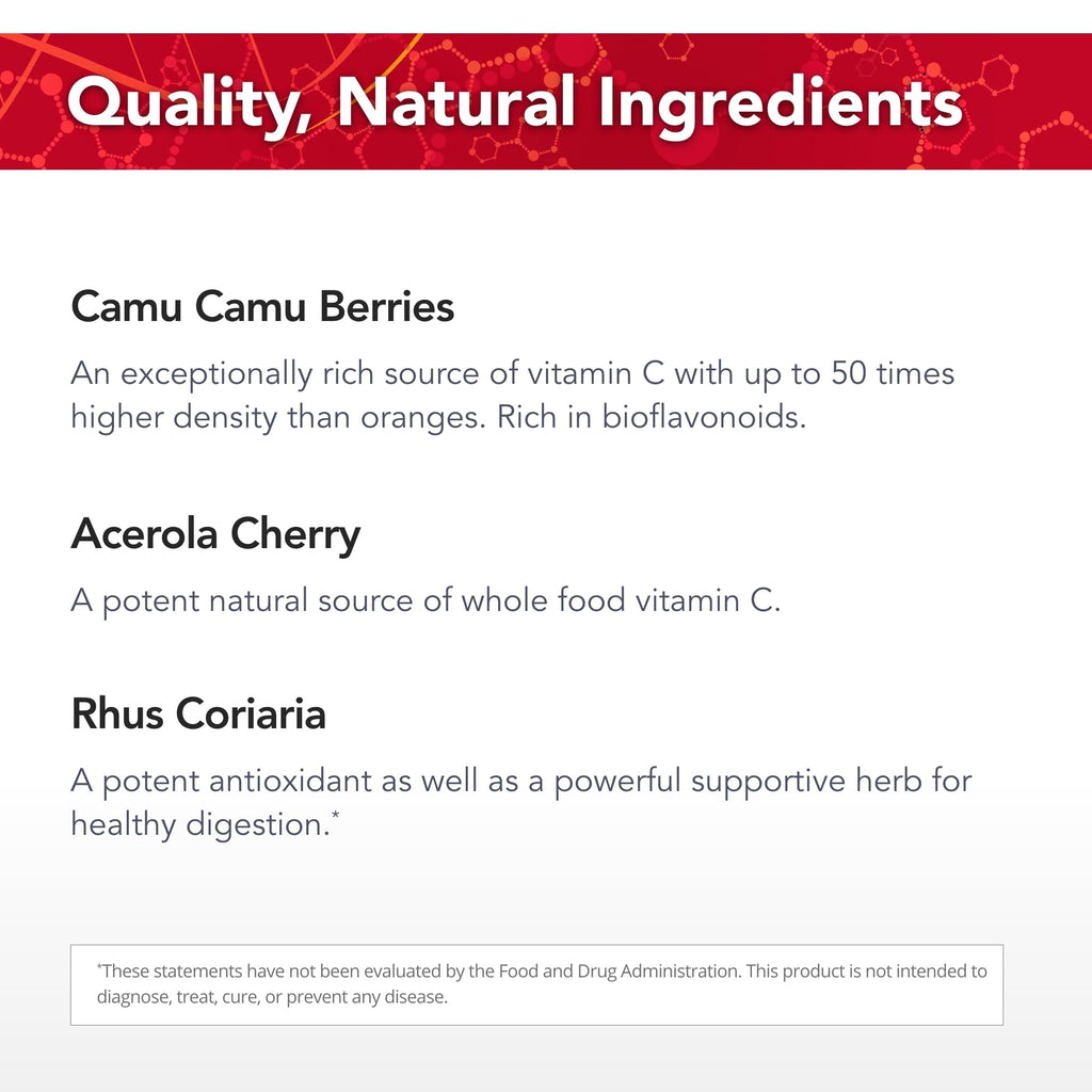Physician's Strength Power-C Raw Food Vitamin C - 90 Capsules - image 4