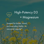 NAOMI Vitamin D3 5000 IU + Magnesium 250mg - 60 Capsules - image 3