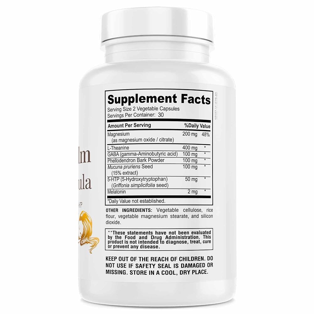GENIUS HERBALS Gentle Calm Sleep Formula - 60 Capsules - image 2