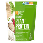 BetterBody Foods Organic Plant Protein Powder Unflavored - 12.7 Oz