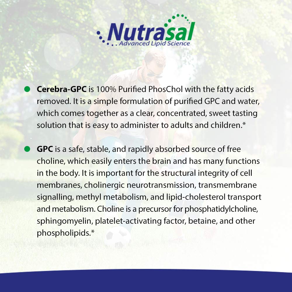 Nutrasal Cerebra GPC Liquid for Focus & Memory - 2 Fl Oz - image 5