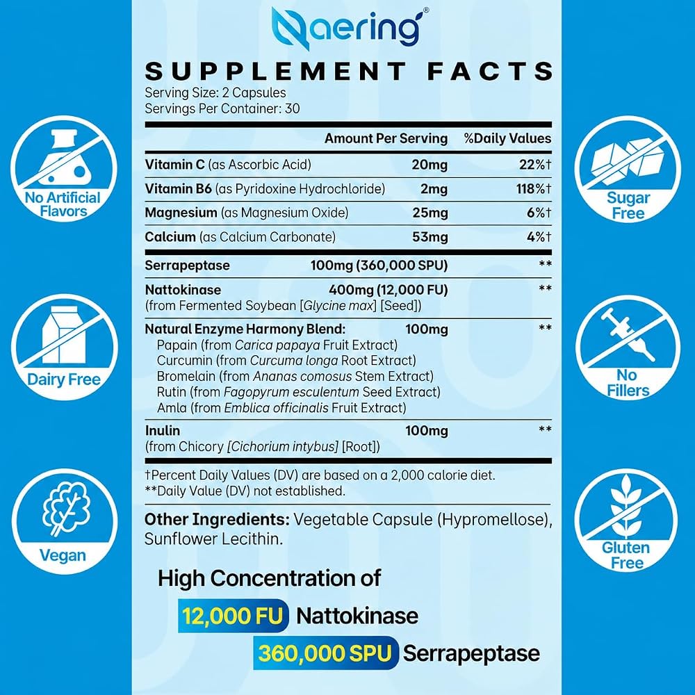 Naering Liposomal Nattokinase 12