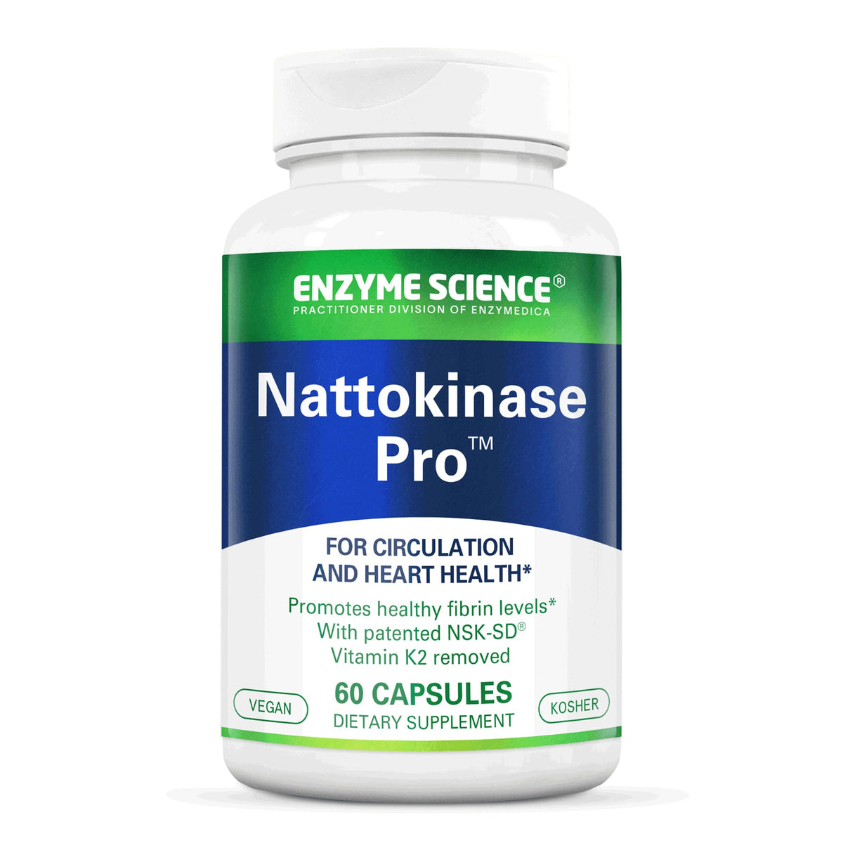 Enzyme Science Nattokinase Pro with NSK-SD - 60 Capsules