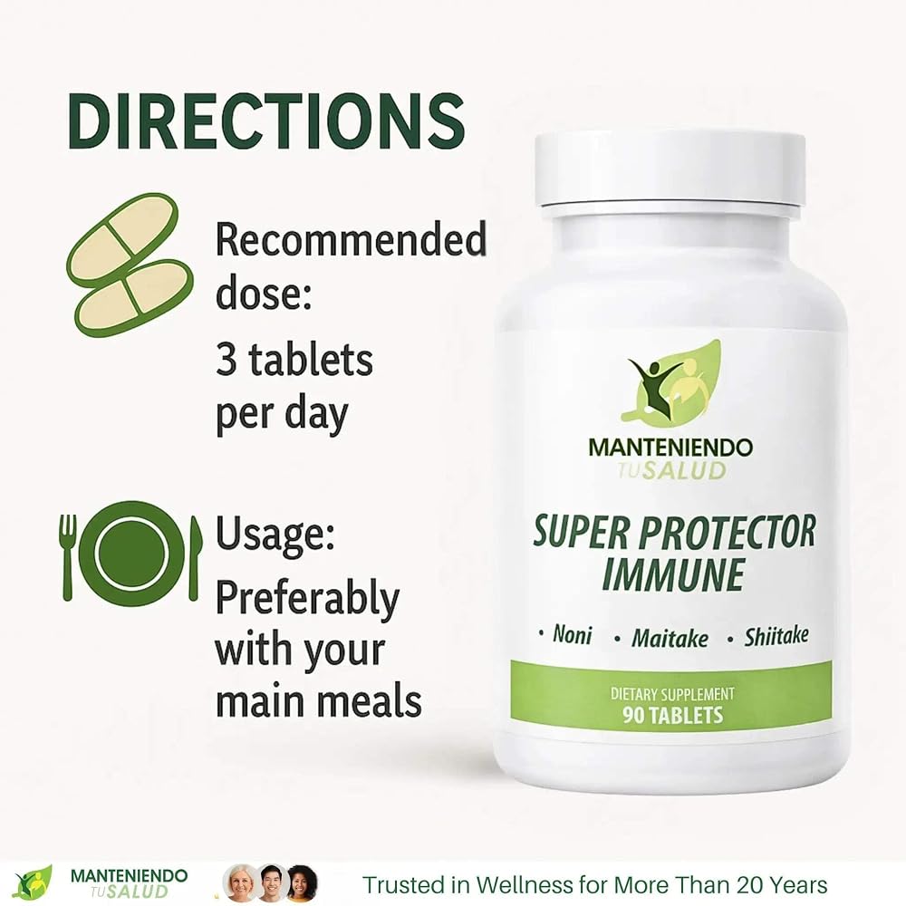Manteniendo Tu Salud Super Protector Immune Support - 90 Tablets - image 5